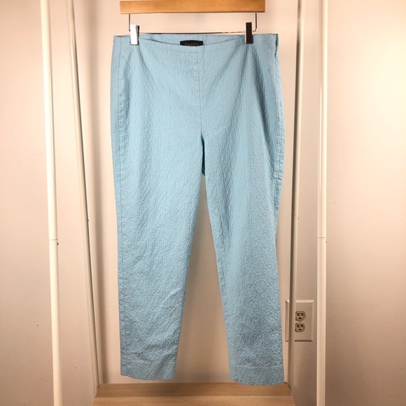 Talbot Side Zip Light Blue Pants Size: 10 - Picture 1 of 8